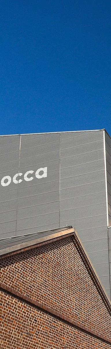 Exterior of Pirelli HangarBicocca, a former industrial hangar in Milan's Bicocca district