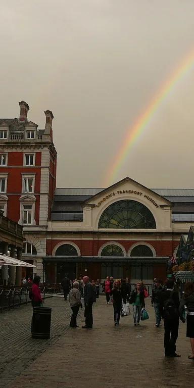 The London Transport Museum in Covent Garden's former flower market
